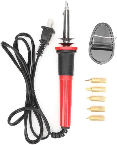 Pyrography Pen Kit, Pyrography Pen Tips, for Metal Glass Wood for Metal Plastic(US Standard 110-220V)