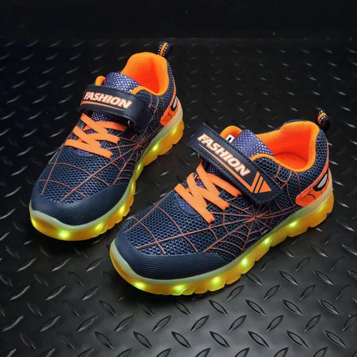 Vista 3 de BFOEL Spider Light up Shoes for Boys Girls Walking Sneaker with USB Charging Birthday Thanksgiving Christmas Day Best Gift