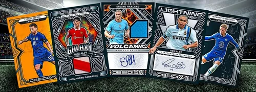 Vista 2 de Caja de fútbol Panini Obsidian 2022/23 (7 cartas/caja)