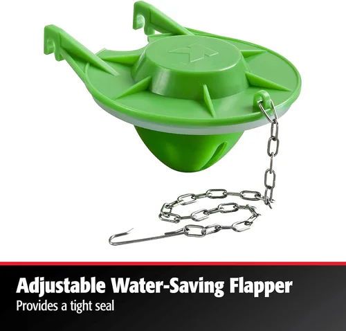 Vista 9 de Plumb Pak, kit de reparación universal de tanque de ahorro de agua para inodoros con válvula de descarga de 2 pulgadas, tamaño K830-16BX