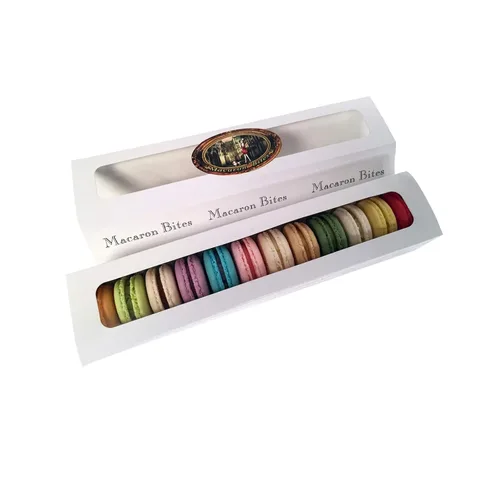 Macaron - Caja de regalo surtido de 12 macarons franceses, macarons franceses, caja de regalo de galletas gourmet, macarrones