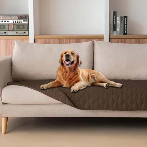Vista 110 de gogobunny - Manta para perros y gatos 100% impermeable y de doble cara, funda suave para cama de mascotas, reversible, protege muebles, carbón