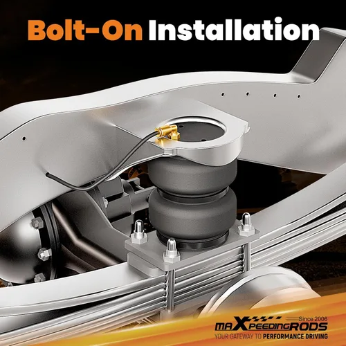 Vista 7 de maXpeedingrods Kit de bolsas de suspensión neumática trasera de 5000 libras para GMC Sierra Chevrolet Silverado 2500HD 3500HD 4WD 2020-2025 Kit