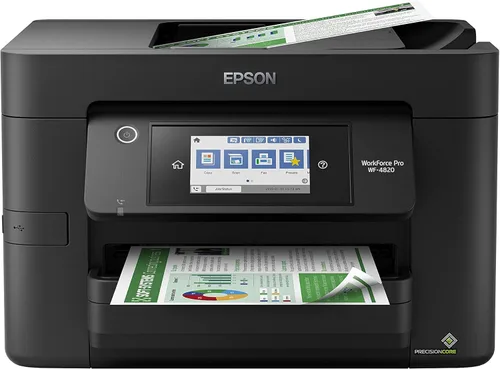 Epson® Workforce® Pro WF-4820 Impresora inalámbrica de inyección de tinta a color todo en uno, negro, grande