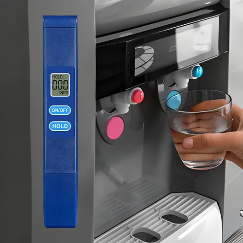 Vista 7 de Medidor TDS Digital Probador de Agua - 0-9990ppm Probador de Calidad de Agua de Alta Precisión, Detección Rápida de 2s, Pantalla LCD, Diseño