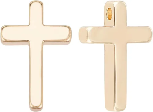Vista 10 de BENECREAT Colgantes de latón chapado en oro de 18 quilates para collar y aretes, Latón, Latón