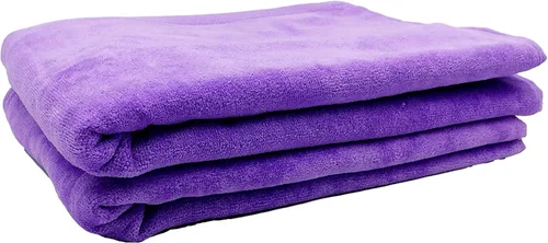 Vista 17 de BY LORA Toallas de algodón de terciopelo de rizo Felpa, secado rápido, duraderas y ecológicas Disponible en tamaños de toalla de playa, toalla