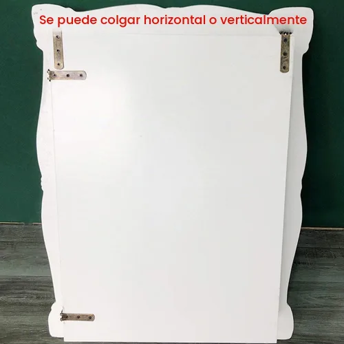 Vista 5 de Shabby Chic - Estantes flotantes de pared con tallado hecho a mano, estante de pared de madera estilo francés para sala de estar, dormitorio