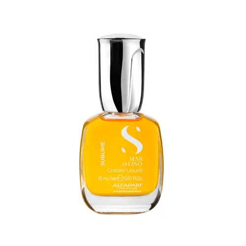 ALFAPARF MILANO Semi di Lino Cristalli Liquidi Hair Oil with Heat Protection - Superior Smoothing and Finishing Hair Serum - Anti Frizz - Brilliant