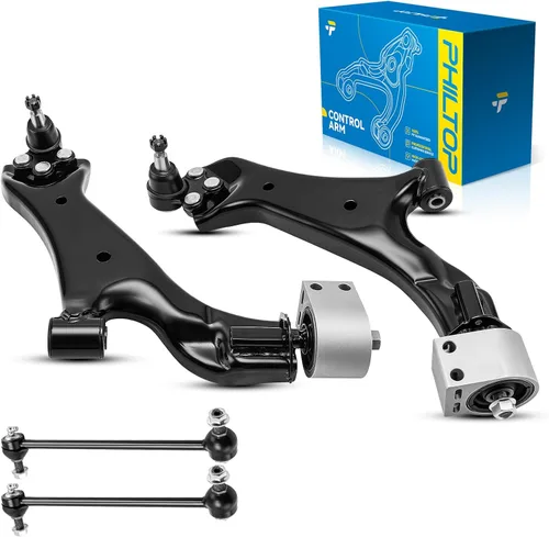 Vista 186 de PHILTOP Kit de suspensión delantera brazo de control inferior con rótula y barra estabilizadora, enlace final compatible con Chevrolet Captiva