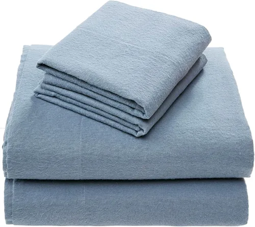 Vista 16 de Comfort Spaces - Juego de cama de franela de algodón cálido y transpirable con sábanas de bolsillo profundo y fundas de almohada, tamaño King, gris
