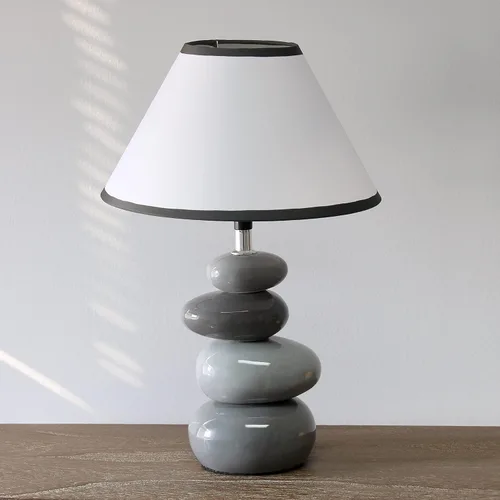 Vista 2 de Lámpara de mesa LT3052 de luz simple, 15 pulgadas, deSimple Designs, LT3052-GRY, 40.00watts