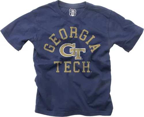 Vista 105 de Wes and Willy Camiseta de algodón orgánico de manga corta para niños de la NCAA