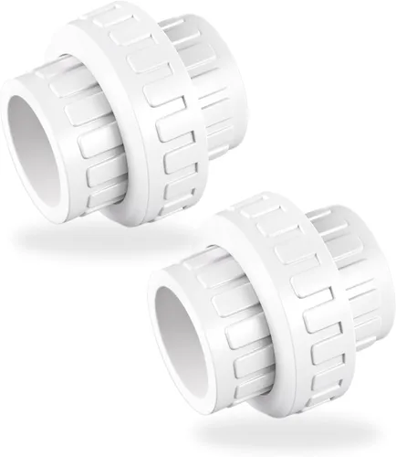 Vista 8 de Montaje de tubería de unión de PVC de 3/4", adaptador de PVC (enchufe x zócalo), Programa 40 de unión deslizante de PVC de 1 pulgada, junta tórica
