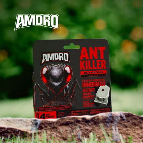 Vista 10 de Amdro Estaciones de cebo asesino de hormigas, paquete de 4
