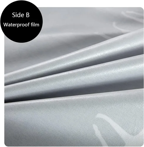 Vista 2 de SIELUNO Sábanas planas impermeables ligeras, protector de colchón, fundas protectoras de muebles para cama de tamaño individual, B-78.7 x 90.6 in