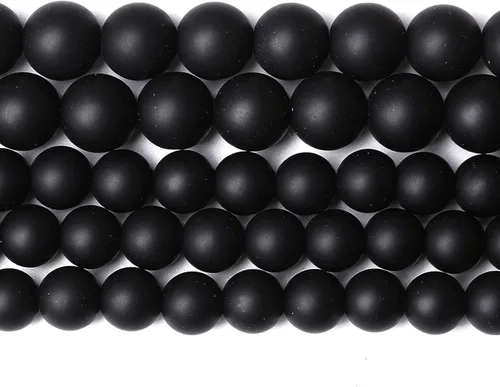 Vista 109 de 4MM 86 piezas Cuentas sueltas de piedra natural de amazonita calcedonia para hacer joyería DIY Pulsera Collar 1 hebra
