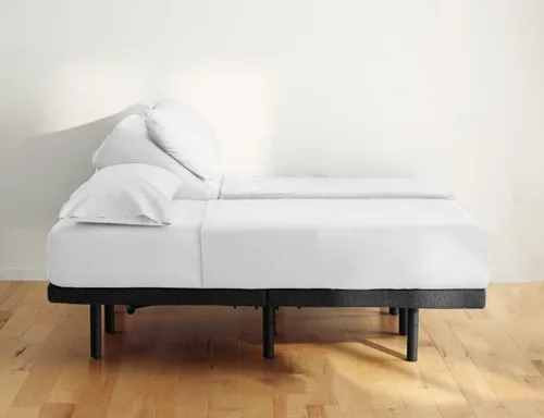 Vista 17 de Juego de sábanas Split King para cama ajustable, 1000 hilos, 100% algodón egipcio de 18 pulgadas de profundidad, 1000 hilos, 5 piezas, color burdeos