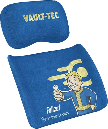 Vista 3 de noblechairs Juego de almohadas de espuma viscoelástica Fallout Vault Tec Edition