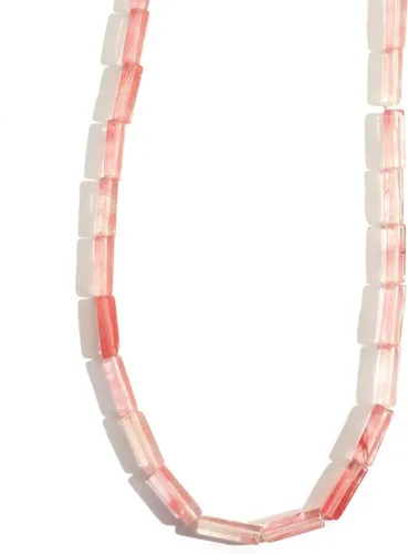 Vista 36 de Columna rectangular de 0.157 x 0.512 in, piedra natural, piedra de amazonita, cuentas sueltas, tubo de energía curativa para hacer joyas