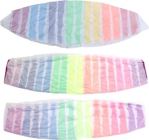 Vista 9 de 4.6 ft/6.6 ft/8.9 ft Color Doble Línea Stunt Power Sports Kite Outdoor Seaside Beach Toy con mango con doble línea de 98.4 ft, adecuado para volar