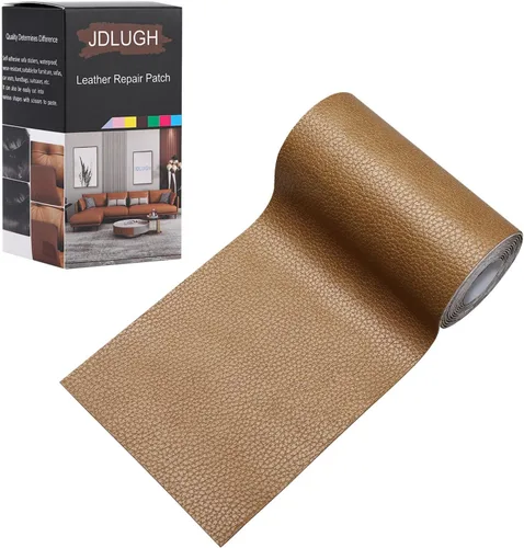 Vista 38 de JDLUGH Cinta de parche de reparación de cuero para sofá, 3.5 x 60 pulgadas, autoadhesiva para sofá, asiento de auto, silla de oficina, muebles