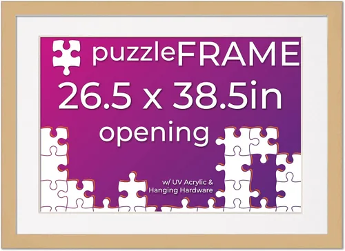 Vista 73 de Poster Palooza Kit de marco de rompecabezas de 11.25 x 38.25 pulgadas. El kit incluye hojas de pegamento para rompecabezas, marco de rompecabezas