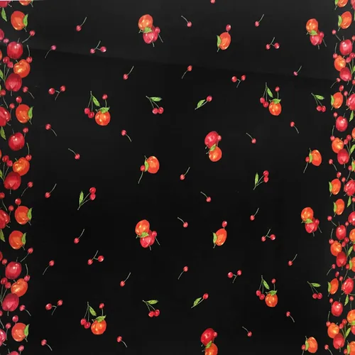 Vista 4 de Zen Creative Designs The Yard - Tela estampada de la colección de frutas de polialgodón, 58 pulgadas de ancho, tela con estampado de frutas