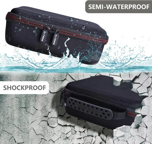 Vista 5 de LTGEM - Funda rígida de EVA compatible con herramienta de limpieza Dremel Versa, cepillo de lechada, exfoliante de ducha de baño, limpiador