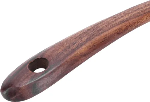 Vista 4 de Espátula de madera Wok Espátula de cocina Utensilios de Madeira Espátula de madera Turner sartén antiadherente Pala Mango largo Utensilios de cocina
