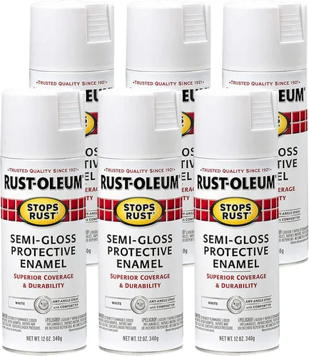 Vista 97 de Rust-Oleum 7776830 - Pintura en aerosol para prevención del óxido, 12 onzas, negro plano