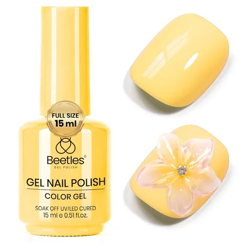 Vista 59 de Beetles - Esmalte de uñas de gel blanco perla, 0.5 onzas líquidas, color blanco perla, brillante, sirena, concha nacarada, esmalte de uñas de gel