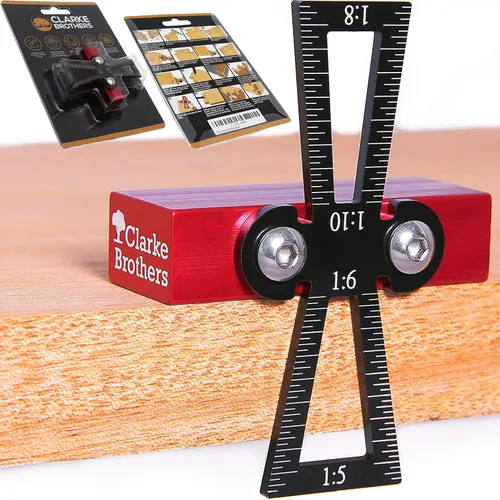 Marcador de cola de milano - Herramienta de cola de milano de madera - Herramienta de mano para carpintería para manualidades - Guía precisa de cola
