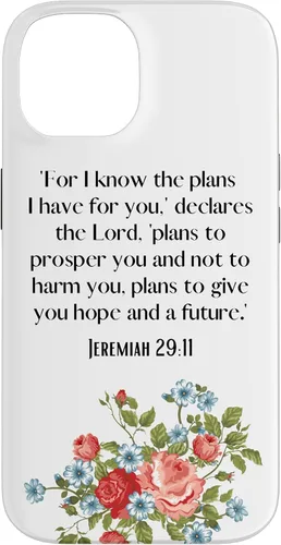 Vista 4 de Funda para iPhone 12 Pro Max I Know The Plans I Have For You Says The Lord Jeremiah 29:11
