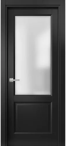 Vista 6 de SARTODOORS Pantry Kitchen Lite - Puerta de 18 x 80 pulgadas con herrajes Lucia 22 blanco mate con vidrio opaco esmerilado Moldes de marco de un
