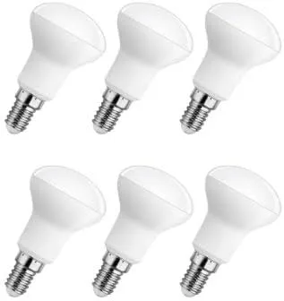 KLED Bombilla LED, luz de inundación LED, BR16 R16 5W (equivalente a 50 W), 450 lúmenes, 6000 K (blanco frío), base de candelabro E12, iluminación