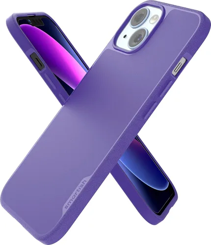 Vista 136 de Smartish® - Funda magnética para iPhone 15, Gripmunk compatible con MagSafe [ligera + protectora], funda de agarre delgada con forro de microfibra