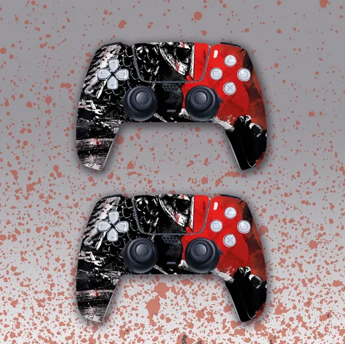 Vista 5 de BelugaDesign Warrior PS5 Skin Cool Viking Samurai Battlefield Dragon - Juego completo de calcomanías de vinilo para consola de niños y hombres