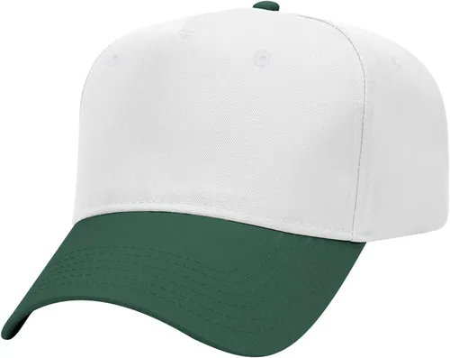 Vista 22 de OTTO Gorra de béisbol de perfil medio con 5 paneles OTTO 31-069 Negro y natural.