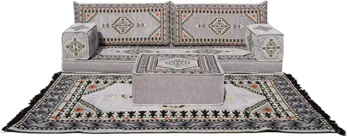 Vista 27 de arabicsofa Sofá de piso árabe Jalsa - Sofá tradicional hecho a mano para sala de estar