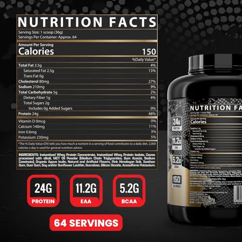 Vista 2 de Nutrex Research Proteína de suero en polvo, infusión muscular de chocolate aislado de suero con EAA y Hi BCAA para ganancia muscular, 5 libras