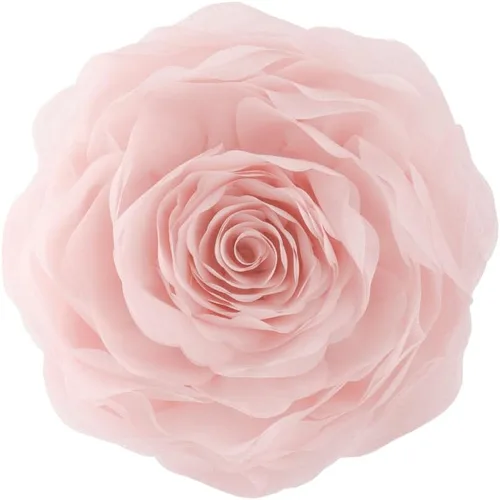 Vista 10 de JWH Fundas de almohada estéticas decorativas con diseño de flores, fundas de almohada redondas hechas a mano para dormitorio, cama, sofá, sala