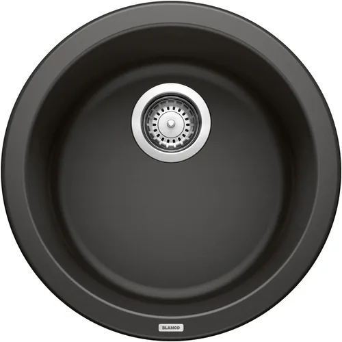 Vista 8 de BLANCO, 511632 RONDO SILGRANIT - Fregadero de barra redonda empotrado o empotrado antracita