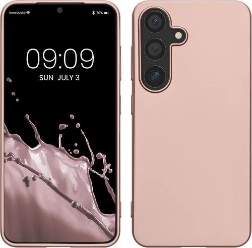 Vista 16 de kwmobile Funda compatible con Samsung Galaxy S23 - Funda protectora de silicona TPU suave y delgada - Piedra antigua