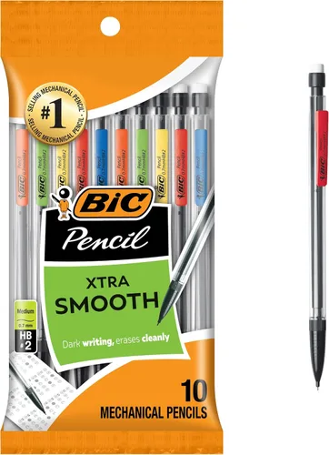 BIC Lápices Xtra Life, trazo medio, Negro