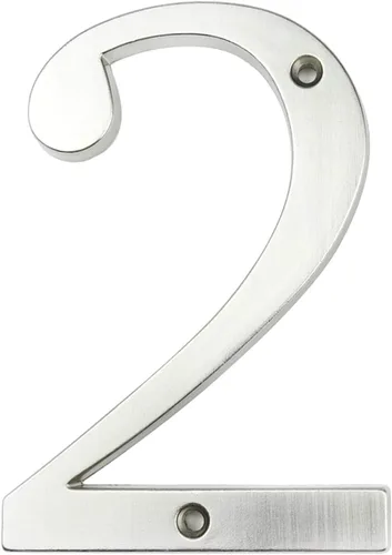 Vista 23 de HASWARE Letrero de Número de Casa de 4 Pulgadas Números Modernos de Puerta Placa de Señalización Numerales de Dirección de Calle y Casa Aleación