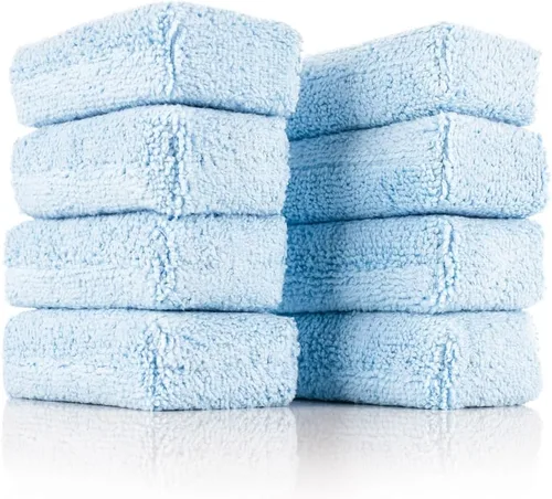 Vista 9 de The Rag Company - Las esponjas aplicadoras de detalles de microfibra Pearl (paquete de 6) Herramienta versátil de detalles, excelente para aplicar