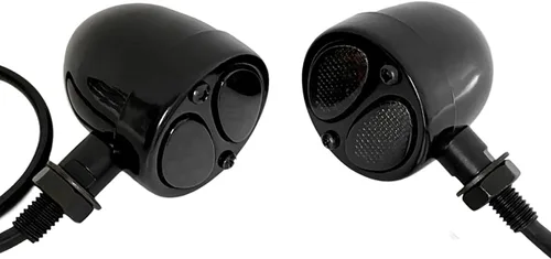 Vista 11 de FATECIM Luces intermitentes LED personalizadas para motocicleta, 2 unidades, con luces de correr/frenado, indicadores de alta resistencia, luces