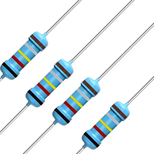 California JOS - 100 resistencias de 0.24 ohm 1/2 W (0.5 vatios) ±1% tolerancia de película metálica, resistencia fija múltiple de valores