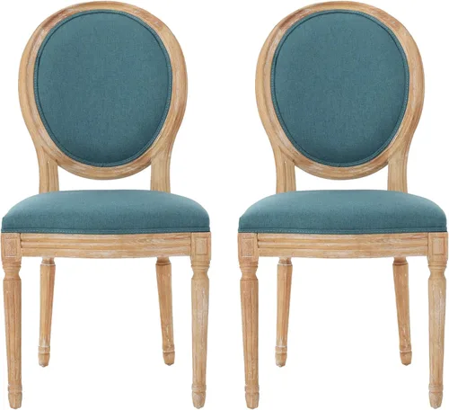 Vista 19 de Christopher Knight Home Camille - Sillas de comedor tradicionales de terciopelo, 2 piezas, color gris y blanco brillante